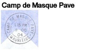 Camp de Masque Pave Post Office