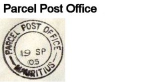 Parcel Post Office