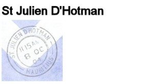 St Julien D'Hotman Post Office